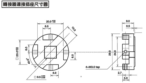 智能數(shù)字扭力測(cè)試儀HP系列外形尺寸4